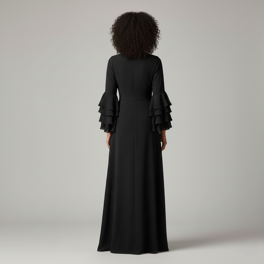 Lilly | Elegant Maxi Dress With Spanish Sleeves